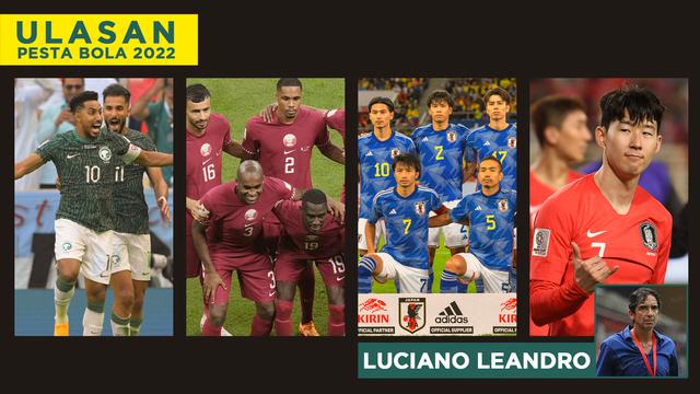 Ulasan Luciano Leandro - Timnas Arab Saudi, Timnas Qatar, Timnas Jepang, Timnas Korea Selatan