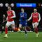 Bintang muda Arsenal, Max Dowman, berhasil mencetak satu gol saat timnya menang 2-0 atas Everton pada laga pekan ke-30 Premier League di Stadion Emirates, Minggu (15/03/2026) dini hari WIB. (AFP/Ben STANSALL)
