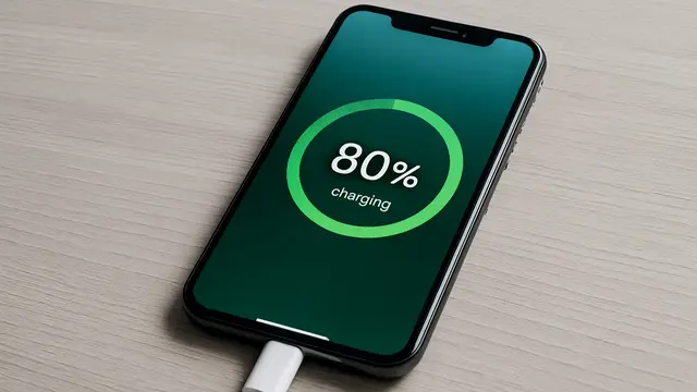 Ilustrasi HP di-charge (Foto: ChatGPT)