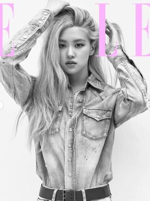 Rose BLACKPINK di sampul majalah Elle Korea Selatan edisi Juli 2020. (dok. screenshot Instagram @ellekorea/https://www.instagram.com/p/CBQIzJvgHPU/)