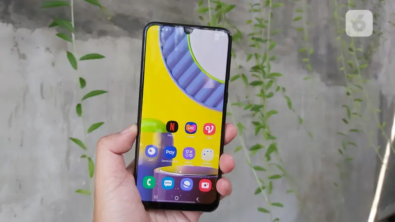 Tampilan muka Samsung Galaxy M31. Dok: Iskandar