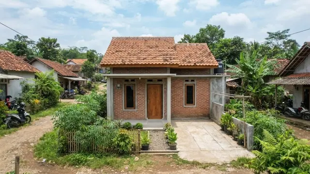Model Rumah Desa 2 Kamar Tidur