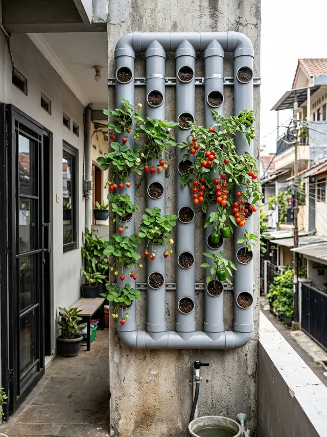 Ide Kebun Buah Vertikultur Low Budget