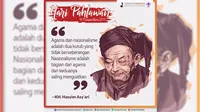 Hari Pahlawan - KH. Hasyim Asya'ri (Liputan6.com/pool/GerakanPramuka)