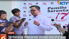 Lantaran berpontensi mengganggu, KPU mempertimbangkan untuk mengurangi bahkan meniadakan kehadiran tim pendukung.