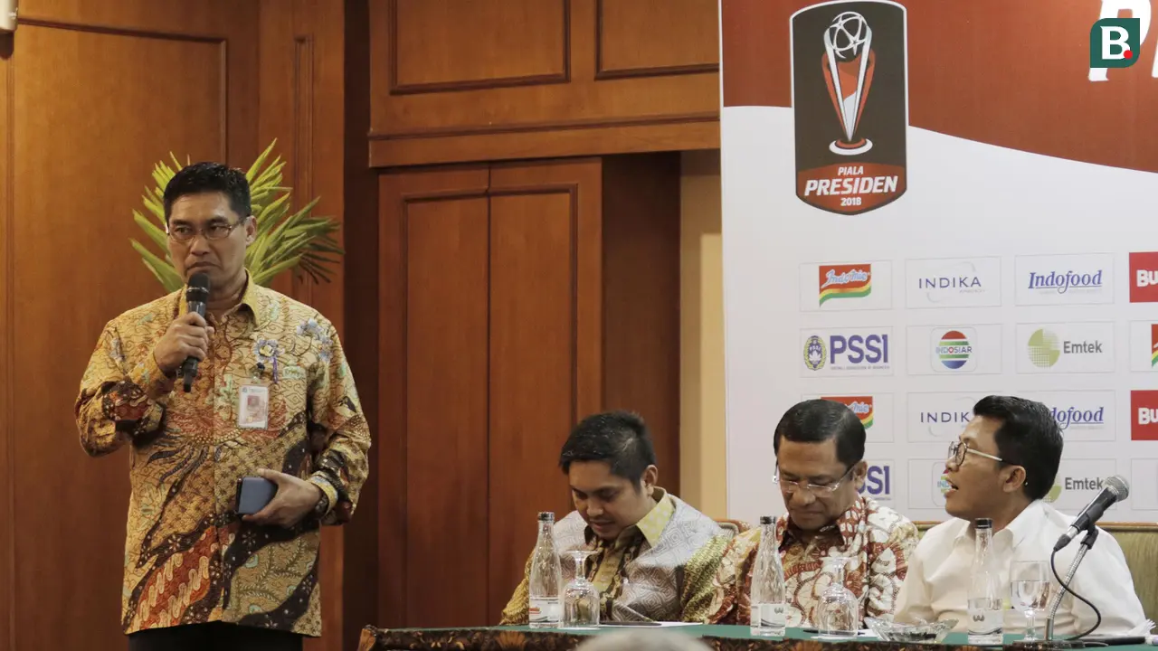 Konferensi Pers Jelang Final Piala Presiden 2018