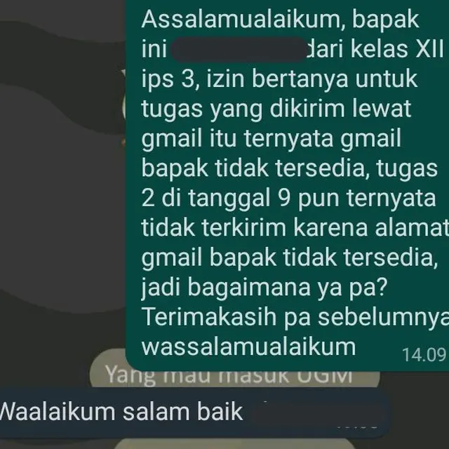 6 Jawaban Chat yang Tak Sesuai dengan Pertanyaannya Ini Bikin Bingung