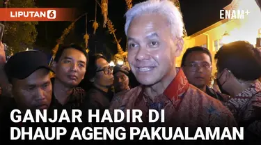 Ganjar Pranowo Hadiri Dhaup Ageng Pakualaman