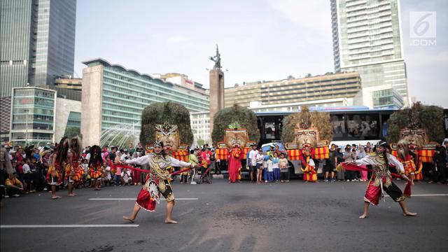 Reog Ponorogo di Car Free Day