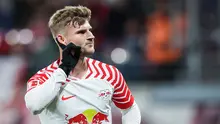 Aston Villa berharap bisa meminjam Timo Werner dari RB Leipzig pada bursa transfer Januari 2024 demi menjaga persaingan gelar Premier League 2023/2024. (AFP/Ronny Hartmann)