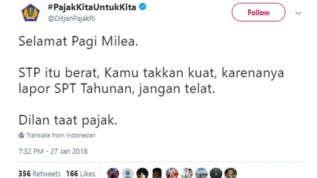 Pelesetan Dialog Dilan 1990