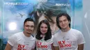 Selain Rizky Nazar dan Michelle Ziudith, film ILY From 38.000 FT juga dibintangi Derby Romero. Film ini tayang menemani libur lebaran masyarakat tanah air. (Andy Masela/Bintang.com)