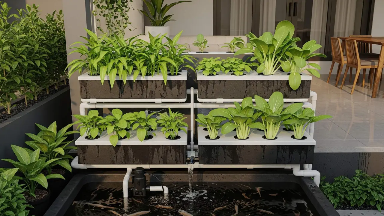 desain edible garden outdoor yang tahan panas dan hujan