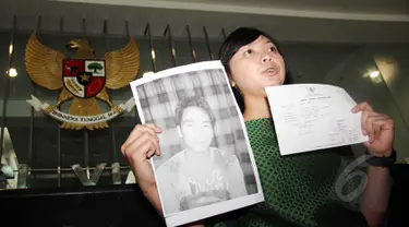 Kontras mendesak Komisi Yudisial melakukan penyelidikan terhadap kasus yang menimpa Yusman Telaumbanua, Jakarta, Kamis (19/3/2015). Remaja 16 tahun itu divonis mati atas dugaan pembunuhan berencana. (Liputan6.com/Helmi Afandi)