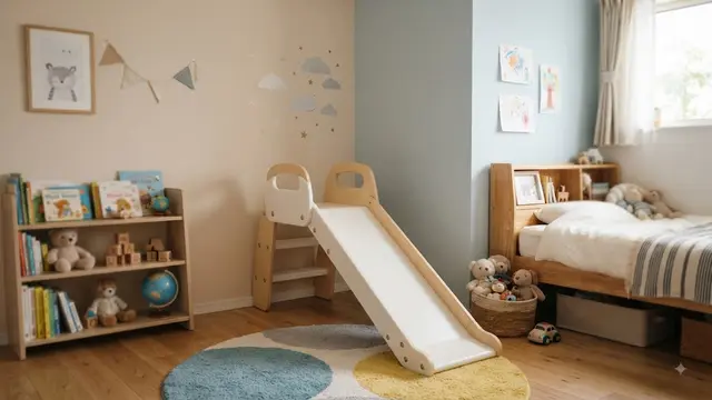 Inspirasi Kamar Anak dengan Perosotan di Dalamnya