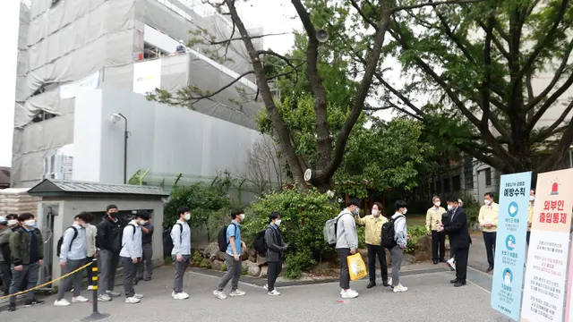 Rutinitas Baru Pelajar SMA di Korea Pasca Pandemi Covid-19