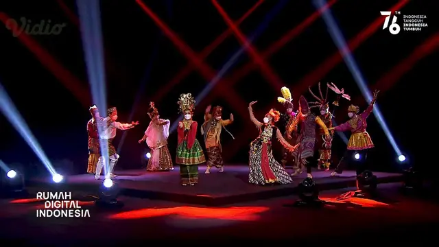 Opening Dance Konser Musik Kolaborasi Nusantara di Rumah Digital Indonesia.