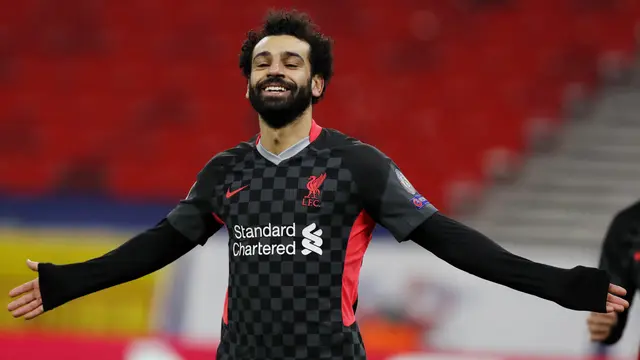 FOTO: Salah dan Mane Cetak Gol, Liverpool Hajar RB Leipzig
