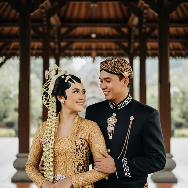 Prompt Gemini AI Edit Foto Prewed Pakai Baju Adat