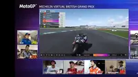Jorge Lorenzo finis pertama pada MotoGP Virtual Race Jilid V.
