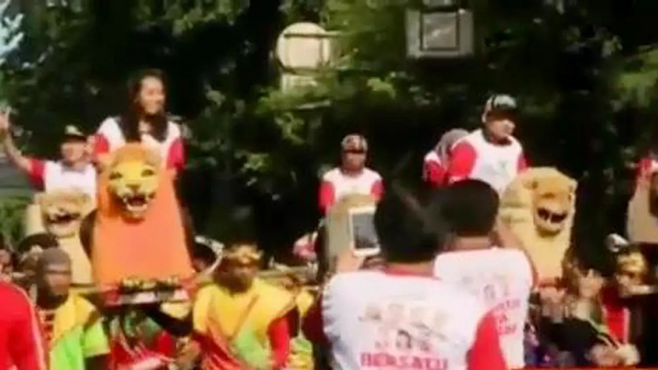 Para Tokoh Sepakat Pancasila Pemersatu di Kirab Kebangsaan