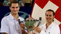 Roger Federer dan Martina Hingis (Eurosport)
