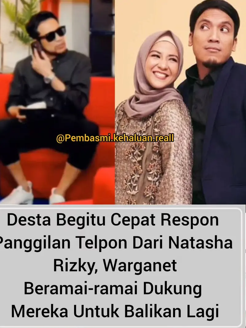 Desta dan Natasha Rizky (https://www.instagram.com/p/C9v10VdzJf3/?igsh=MTM2bDZiZzZ1MGNnYQ%3D%3D&img_index=1)