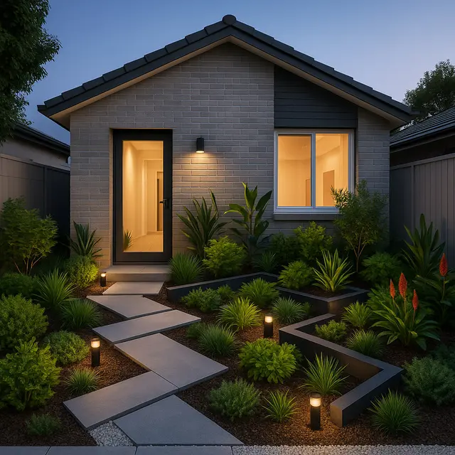 Model Rumah Tipe 36 dengan Kebun Mungil