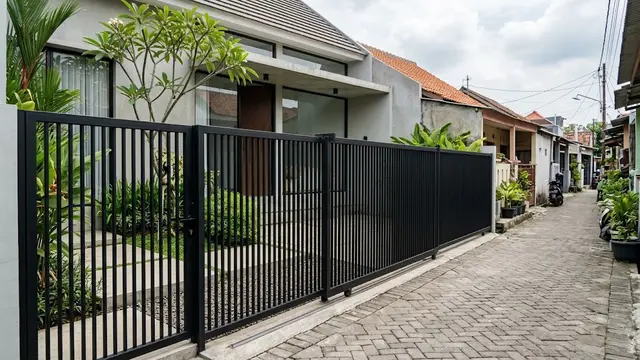 Model Pagar Pembatas Halaman yang Cocok untuk Rumah di Gang Sempit