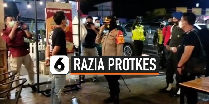 VIDEO: Razia Protokol Kesehatan Polisi Amankan 4 Pemuda Mabuk