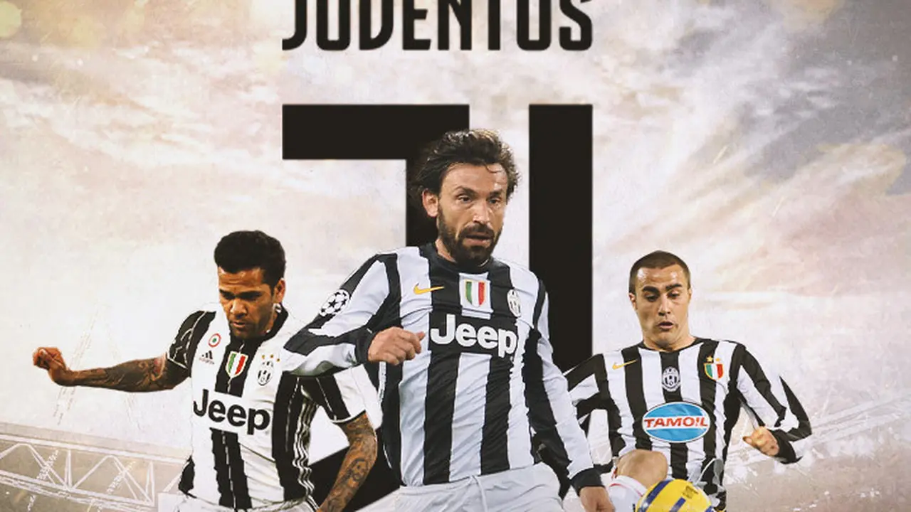 Juventus - Dani Alves, Andrea Pirlo, Fabio Cannavaro