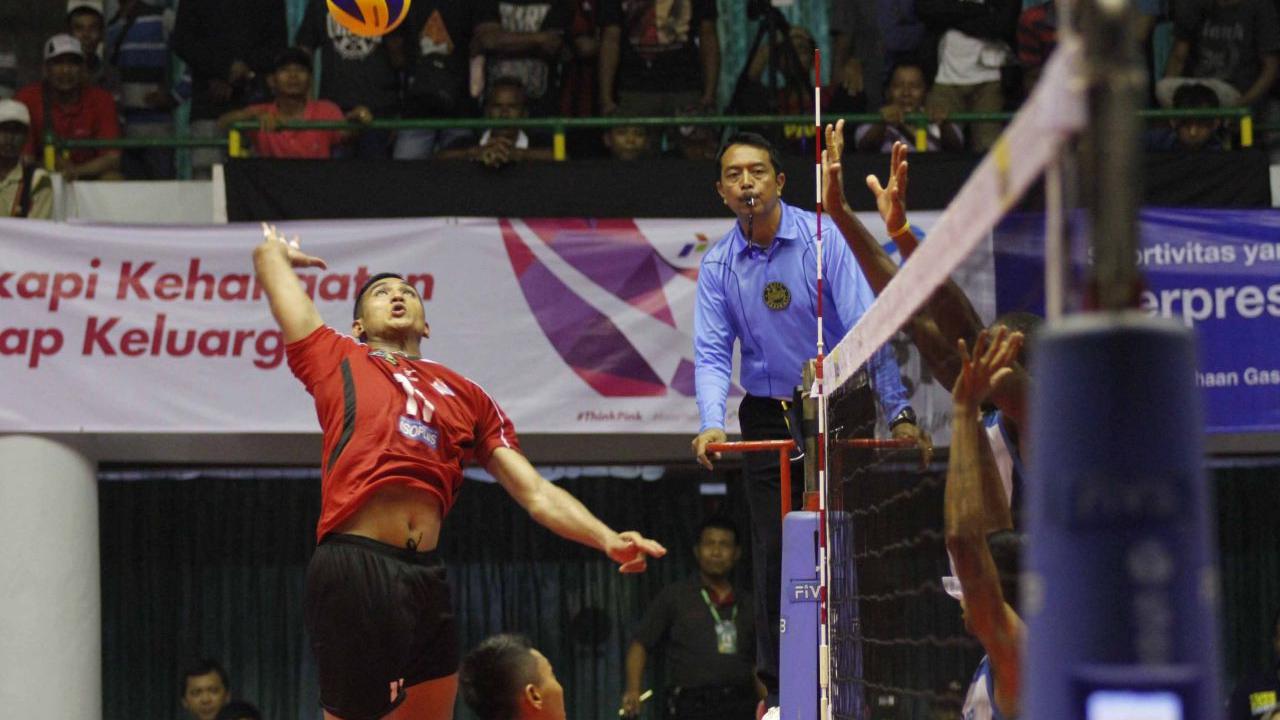 Surabaya Bhayangkara Samator vs Palembang Bank SumselBabel