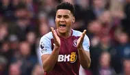 Di posisi kedua ditempati oleh striker Aston Villa asal Inggris, Ollie Watkins yang total telah mencetak 19 gol sejauh ini dari 32 laga, di mana ia hanya absen satu kali membela The Villans saat kalah 1-4 dari Manchester City pada pekan ke-31. Dalam dua laga teranyar, ia selalu mencetak gol, yaitu dua gol saat bermain imbang 3-3 dengan Brentford (6/4/2024) dan satu gol saat mengalahkan Arsenal 2-0 (14/4/2024). (AFP/Oli Scarff)