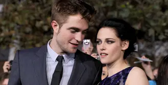 Banyak orang yang merasa bahagia mendengan Robert Pattinson dan Kristen Stewart akhirnya bertemu usai 5 tahun berpisah. (KEVIN WINTER / GETTY IMAGES NORTH AMERICA / AFP)