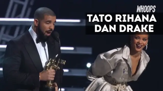 WHOOPS: Pelukan Mesra Drake Jadi Bukti Hubungan Spesial dengan Rihanna 