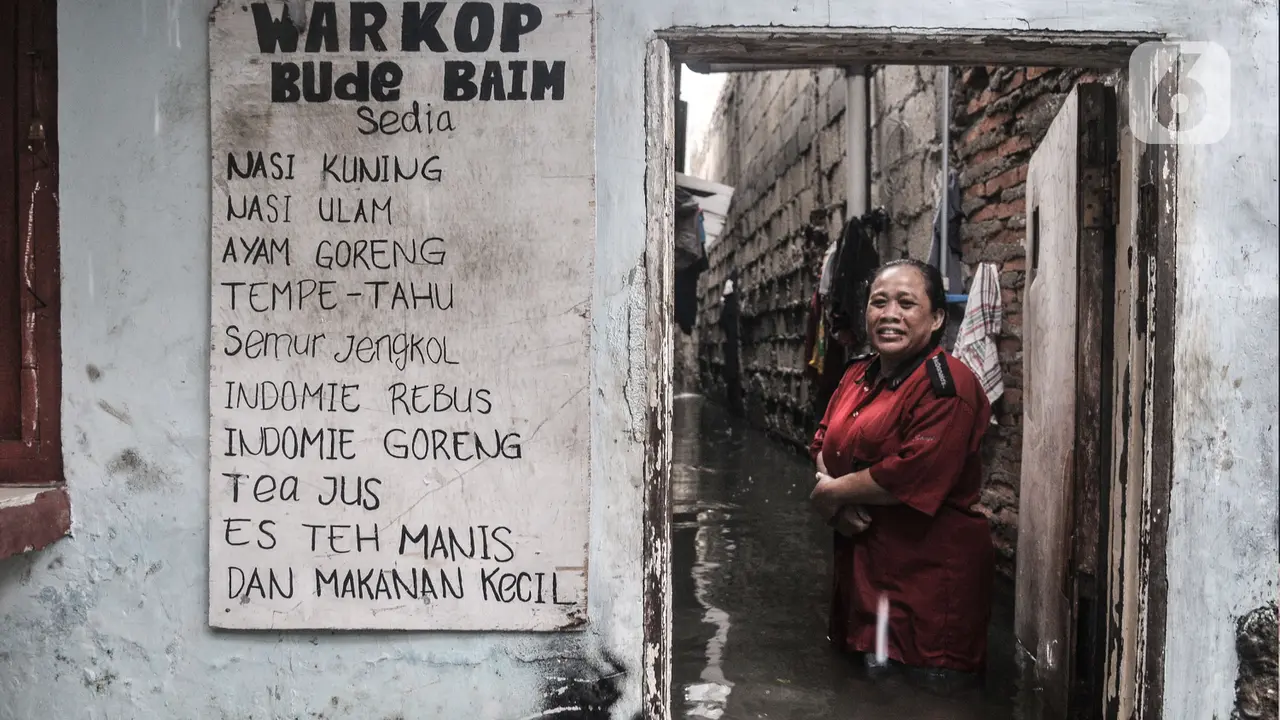Banjir Rendam 5 RW di Bukit Duri