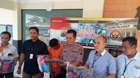 Kepolisian Resor Cilacap mengungkap kasus pencabulan anak di bawah umur yang dilakukan oleh tiga lelaki. (Foto: Liputan6.com/Polres Cilacap/Muhamad Ridlo)