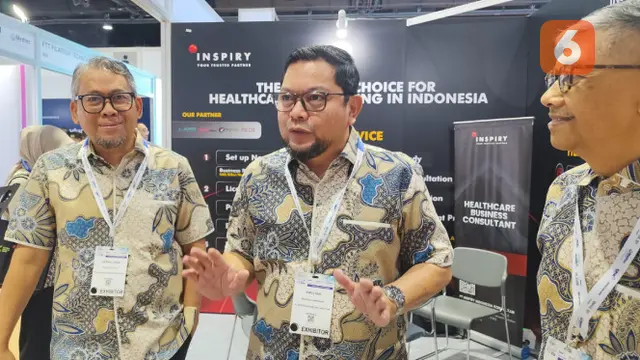 President Commisioner PT Inspiry Indonesia Konsultan, Asrul Sani (tengah) dalam International Healthcare Week (IHW) 2026 di Bangkok, Thailand  (Liputan6.com/ Mevi Linawati)