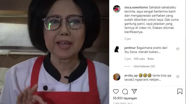 Tak Jadi Pensiun, Sisca Soewitomo Jelaskan Alasannya Gantung Panci