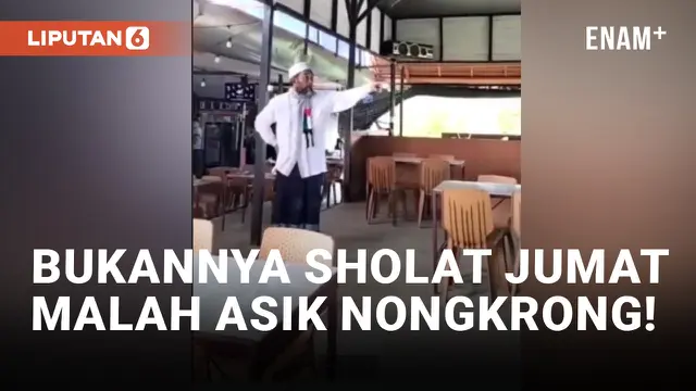 Puluhan Remaja Digerebek Ustadz Lagi Asik Nongkrong pas Sholat Jumat