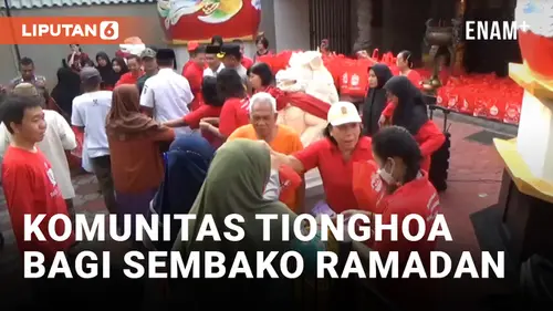 VIDEO: Jelang Idul Fitri, Warga Tionghoa di Jombang Bagikan Sembako Ramadan ke Umat Muslim