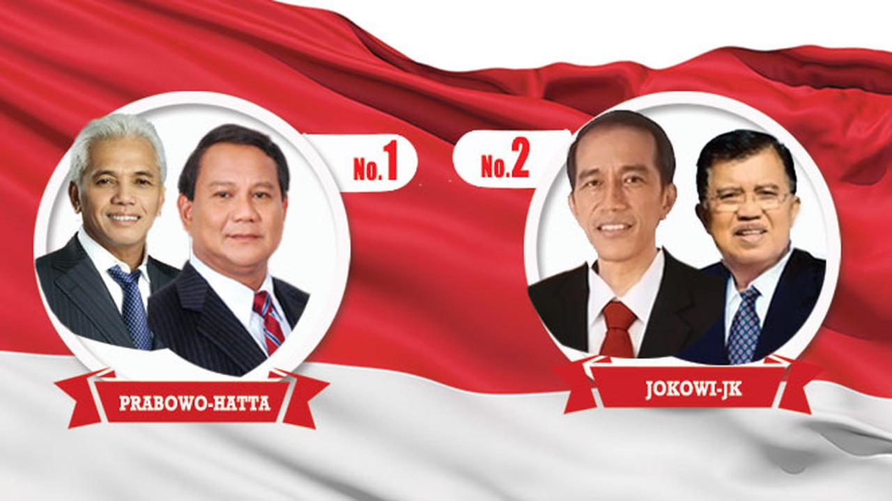 Prabowo-Hatta dan Jokowi-JK