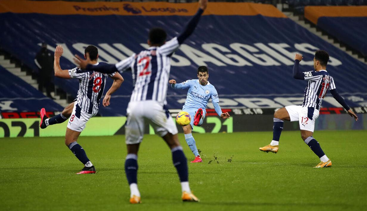 FOTO: Bantai WBA, Manchester City Kudeta MU dari Puncak ...