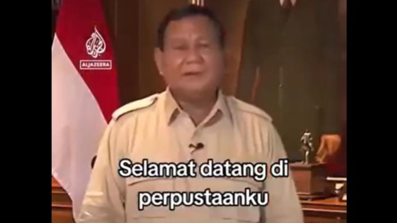 Prabowo Subianto Pernah Ungkap Perpustakaan Pribadinya dan Buku Favoritnya, Warganet Singgung yang Tak Punya Budaya Baca