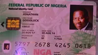 Dalam rangka memperbaiki catatan kependudukan negaranya, Presiden Nigeria Goodluck Jonathan meluncurkan KTP sekaligus ATM ini.