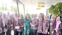 Gaya Annisa Pohan Kunjungan Kerja ke Sulawesi Selatan. [@annisayudhoyono]