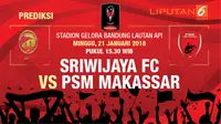 Prediksi Sriwijaya FC Vs PSM Makassar (Liputan6.com/Trie yas)