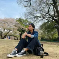 Potret Yuki Kato rayakan lebaran di Jepang (sumber: Instagram/yukikt)