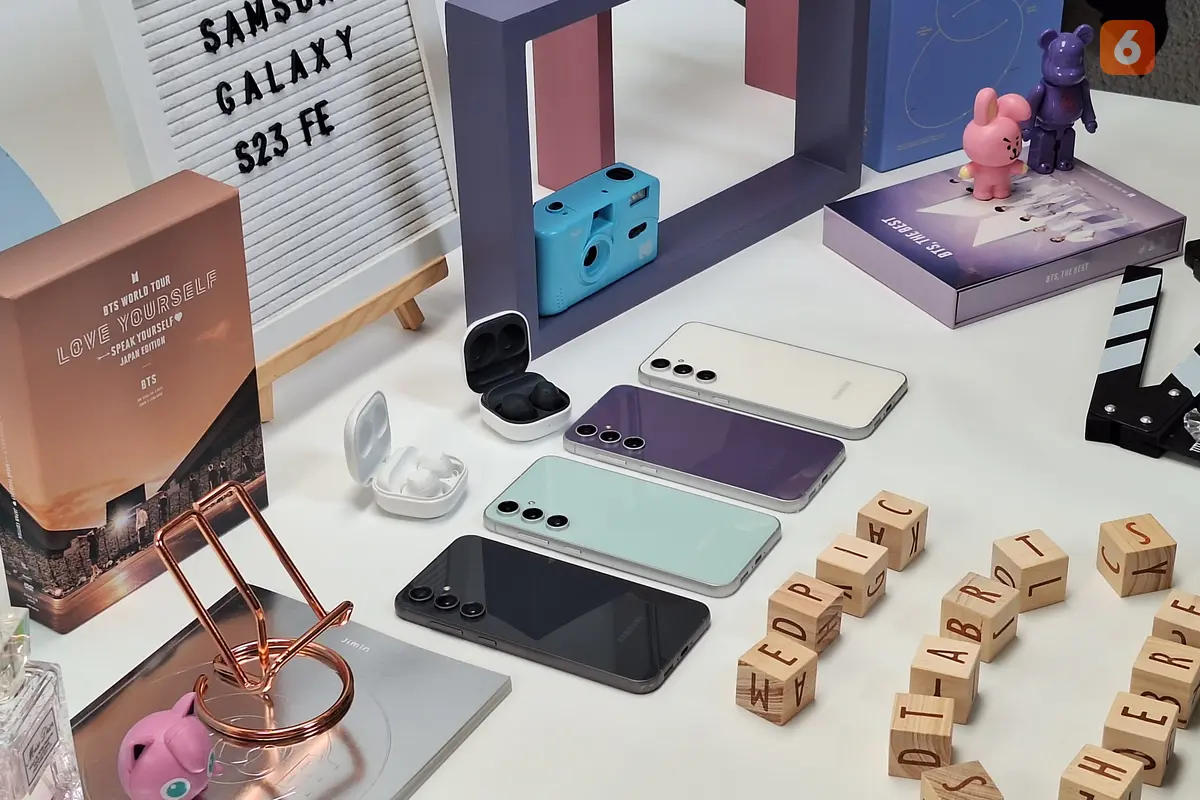 Samsung Galaxy S23 FE dan Galaxy Buds FE (Liputan6.com/Giovani Dio Prasasti)