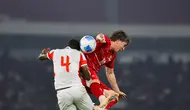 Striker Timnas Indonesia, Ole Romeny, beraksi dalam duel melawan Mozambik pada FIFA Matchday di Stadion Utama Gelora Bung Karno, Jakarta, Selasa (9/6/2026). (Bola.com/Bagaskara Lazuardi)